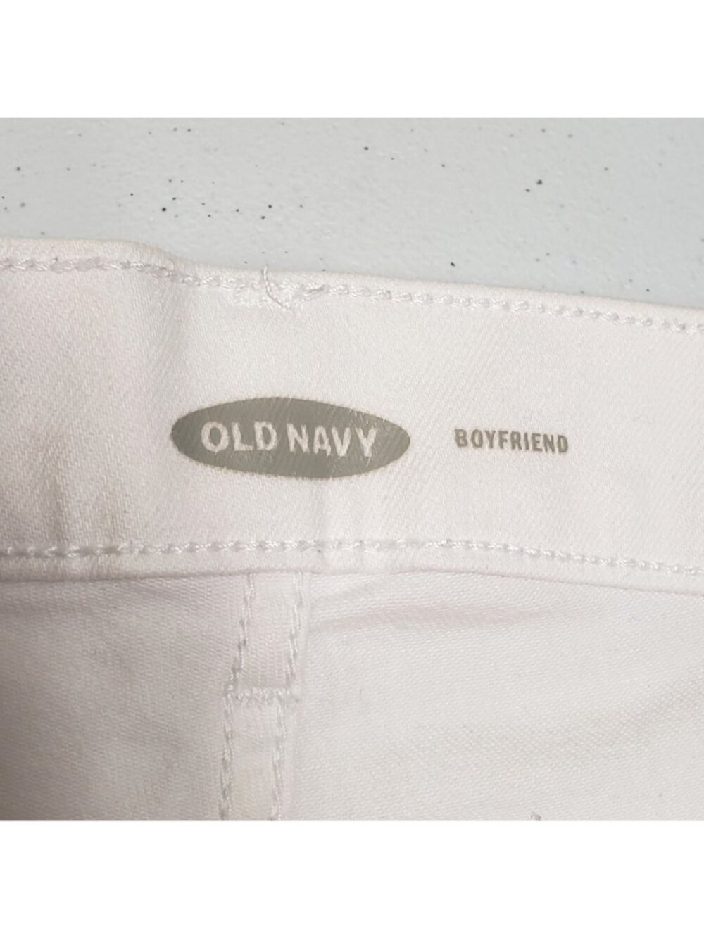 Old Navy Womens Boyfriend Shorts Button Fly 3" Inseam White Size 12 - Picture 4 of 9